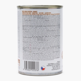 Hrană umedă pentru câini cu digestie sensibilă, cu carne de iepure Mono Protein, 400g
