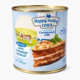 Lapte condensat degresat îndulcit 370g