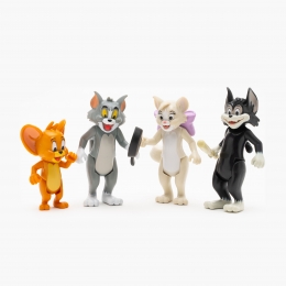 Set Tom&Jerry 4 figurine (8cm) 3+ ani
