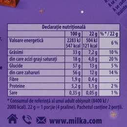 Praline cu cremă de alune 44g