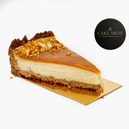 Cheesecake vegan cu banane și caramel 120g