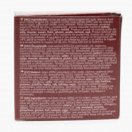 Pate cu carne de cerb, champignon călit și roșii 100g