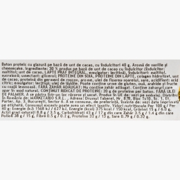 Baton proteic Core Vanilla Cheesecake 40g