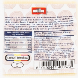 Cașcaval maturat 450g