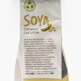 Așternut pentru pisici organic soia 6l