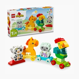 Tren cu animale, 10412 Duplo, 19 piese, +18 luni