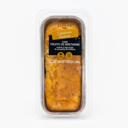 Chec cu păstrăv de Bretania și migdale prăjite 260g