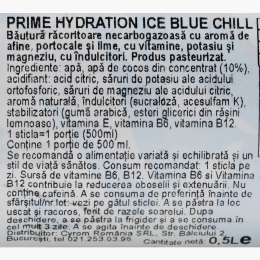Băutură rehidratare Ice Blue Chill cu aromă de afine, portocale și lime 0.5l