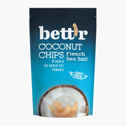 Chipsuri eco de cocos cu sare de mare franțuzească 70g