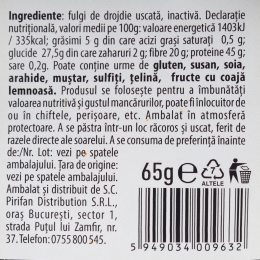 Fulgi de drojdie uscată inactivă 65g