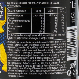 Băutură carbogazoasă aromă de cola și suc de lămâie Twist Zero Zahăr 1l