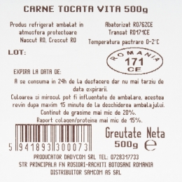 Carne tocată de vită 500g