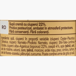 Supă cremă cu ciuperci 310ml