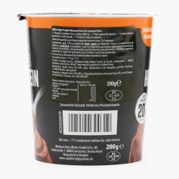 Mousse proteic cu aromă de caramel sărat 200g