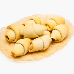 Cornulețe de post, cu magiun de prune, fără zahăr adăugat 200g