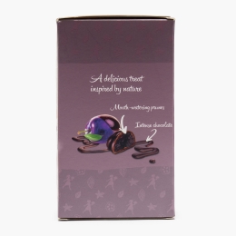 Prune glazurate în ciocolată amăruie 185g