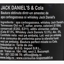 Cocktail whiskey & cola 5% alc. doză 330ml