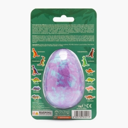 Bombă de baie ou de dinozaur cu surpriză, parfum de lavandă, 120g, +3 ani