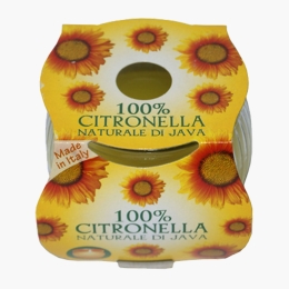 Lumânare parfumată în pahar - citronella (~20 ore)