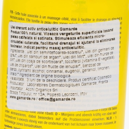 Ulei drenant activ anticelulitic bio 200ml