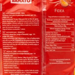 Paste făinoase cu ouă, artizanale, fidea 200g