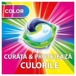 Detergent de rufe capsule All in One Pods Color, 15 spălări