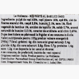 Sos pentru paste Al Basilico 340g
