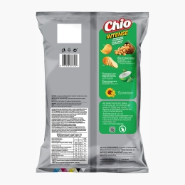 Chipsuri ondulate din cartofi cu gust de smântână și pătrunjel, Intense 160g