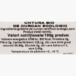 Untură de curcan eco 330g