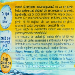 Băutură necarbogazoasă piersici 0.5l