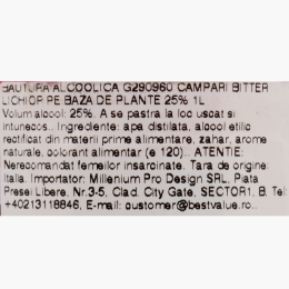Aperitiv Bitter 25% alc. 1l