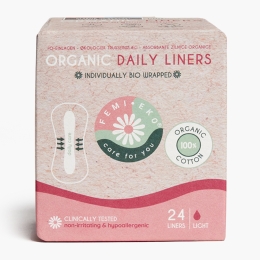 Absorbante zilnice din bumbac organic 24 buc