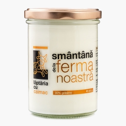 Smântână de la ferma noastră 30% grăsime, 400g