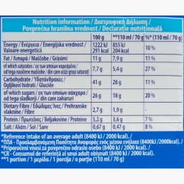 Biscuiți sandwich cu ciocolată, umpluți cu înghețată cu vanilie 110ml (70g)