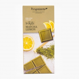 Ciocolată albă eco Matcha lemon vegan 70g