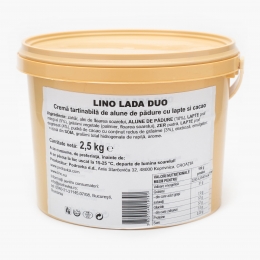 Cremă tartinabilă de alune de pădure cu lapte și cacao 2.5kg