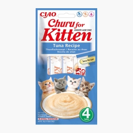 Recompense cremoase pentru pisici Churu Kitten 4x14g (56g)