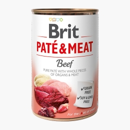 Hrană completă pentru câini adulți, cu pate și bucăți de carne, cu vită, 400g