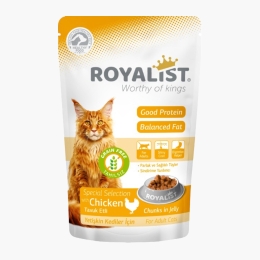 Hrană umedă pentru pisici, fără cereale, cu pui, 85g