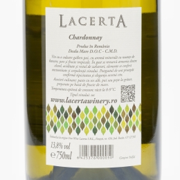 Vin alb sec Chardonnay, 13.8%, 0.75l