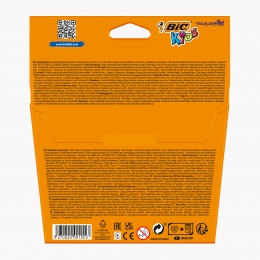 Markere colorate cu vârf flexibil lavabile Kids Visaquarelle 10 buc