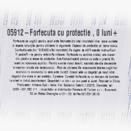 Forfecuță cu protecție pentru copii, roz, 0 luni+