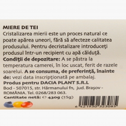 Miere de tei 430g