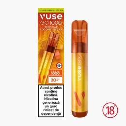 Țigară electronică 1000 Tropical Coconut Blend 20mg/ml