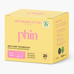 Absorbante zilnice din bumbac organic, 20 buc