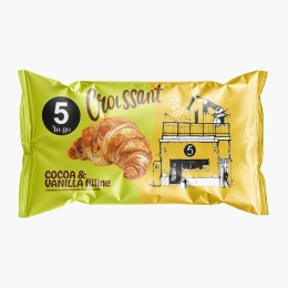 Croissant cu cremă de cacao și vanilie 60g