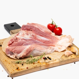 Pulpă curcan inferioară dezosată, cu piele, 500g