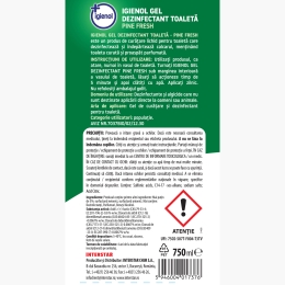 Gel dezinfectant pentru toaletă Pine Fresh 750ml