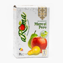 Suc natural de mere și pere 3l