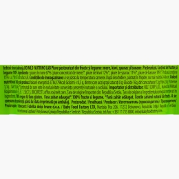 Piure cu mere, kiwi, spanac și banane Fitness Ready Mix 200g